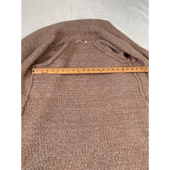 Soft Surroundings big fluffy warm cozy tunic open front cardigan sweater - Picture 6 of 8